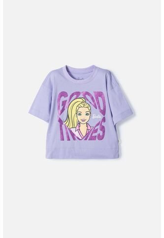 Camiseta De Barbie Lavanda Con Mirella Para Niña 8 MATTEL