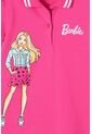 Camiseta Tipo Polo De Barbie Fucsia Para Niña 6 de MATTEL