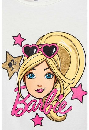 Camiseta De Baribie Manga Corta Marfil Para Niña 8