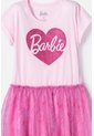 Vestido De Barbie Rosado Con Tul Para Niña 10 de MATTEL