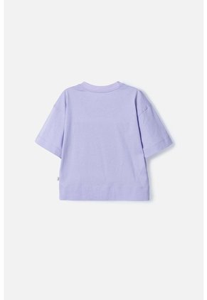 Camiseta De Barbie Lavanda Con Mirella Para Niña 10