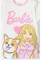 Pijama De Barbie Rosada De Manga Corta Para Niña 4 de MATTEL