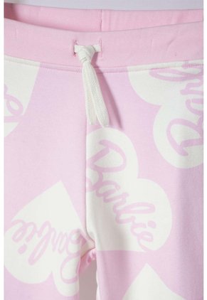 Conjunto De Barbie Rosado Con Jogger Para Niña 10