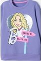 Buzo De Barbie Lila Cerrado Para Niña. 4 de MATTEL