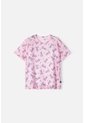 Camiseta De Barbie Manga Corta Rosada Para Niña 8 de MATTEL