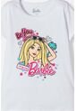 Camiseta De La Barbie Estampada Blanca Para Niña 12 de MATTEL