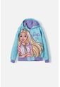Chaqueta De Barbie Con Capucha Menta Y Morada Para Niña 8 de MATTEL