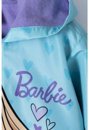 Chaqueta De Barbie Con Capucha Menta Y Morada Para Niña 8