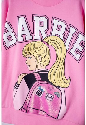 Buzo De Barbie Cerrado Rosado Para Niña 4