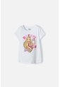 Camiseta De Barbie Manga Corta Blanca Para Niña 12 de MATTEL