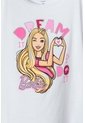 Camiseta De Barbie Manga Corta Blanca Para Niña 12 de MATTEL