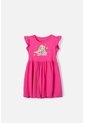 Vestido De Barbie Manga Corta Fucsia Para Niña 8 de MATTEL