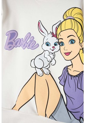 Buzo De Barbie Con Bolero Marfil Para Niña 8