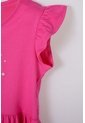 Vestido De Barbie Manga Corta Fucsia Para Niña 8 de MATTEL