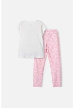 Pijama De Barbie De Pantalón Largo Multicolor Para Niña 6