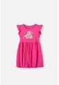 Vestido De Barbie Manga Corta Fucsia Para Niña 4 de MATTEL