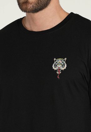Camiseta Manga Larga Negro Mattelsa Masculino
