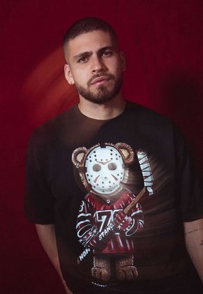 Camiseta Negro-Blanco-Rojo Mattelsa