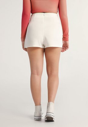 Falda Short Marfil Mattelsa