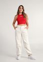 Crop Top Rojo-Blanco Mattelsa de Mattelsa