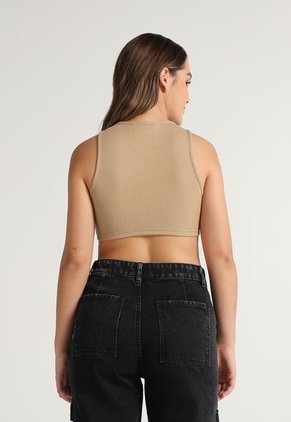 Crop Top Beige Mattelsa