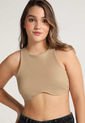 Crop Top Beige Mattelsa de Mattelsa