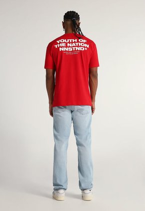 Camiseta Rojo-Blanco Mattelsa