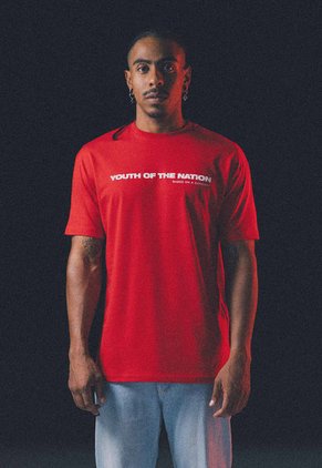 Camiseta Rojo-Blanco Mattelsa