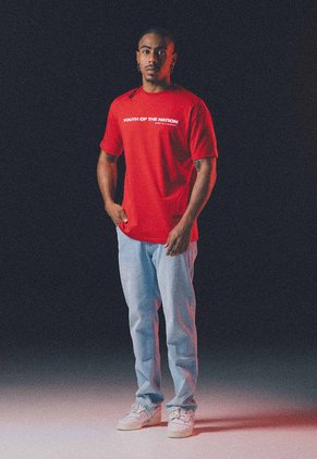 Camiseta Rojo-Blanco Mattelsa