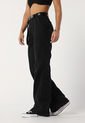 Pantalón Negro Mattelsa Wide Leg de Mattelsa