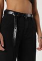Pantalón Negro Mattelsa Wide Leg de Mattelsa