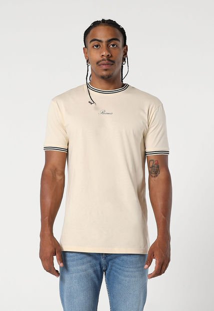 Mattelsa Sas Mattelsa Ropa Camiseta Beige-Negro Mattelsa