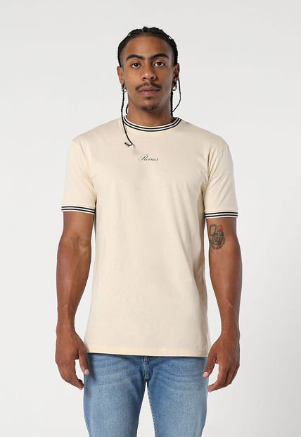 Camiseta Beige Negro Mattelsa