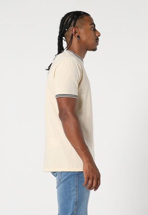 Camiseta Beige-Negro Mattelsa