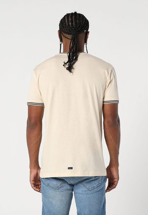 Camiseta Beige-Negro Mattelsa
