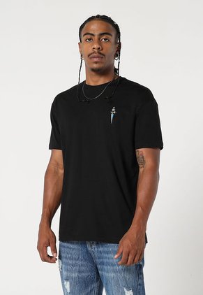 Camiseta Negro Multicolor Mattelsa