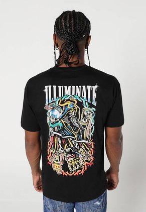 Camiseta Negro Multicolor Mattelsa