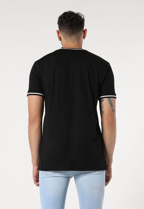 Camiseta Negro-Blanco Mattelsa
