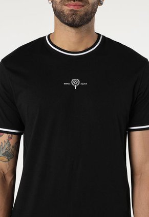 Camiseta Negro-Blanco Mattelsa