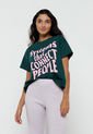 Camiseta Verde-Rosa Mattelsa de Mattelsa