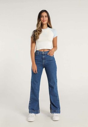 Jean Azul Navy Mattelsa Wide Leg