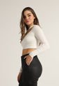 Crop Top Marfil Mattelsa de Mattelsa