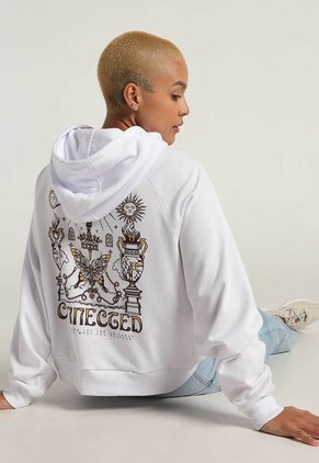 Hoodie Blanco-Café-Beige Mattelsa