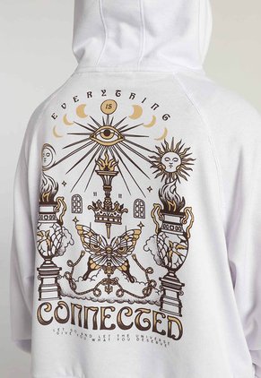 Hoodie Blanco-Café-Beige Mattelsa