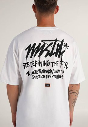 Camiseta Blanco-Negro Mattelsa