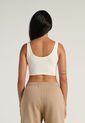 Crop Top Marfil Mattelsa de Mattelsa