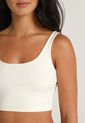 Crop Top Marfil Mattelsa de Mattelsa
