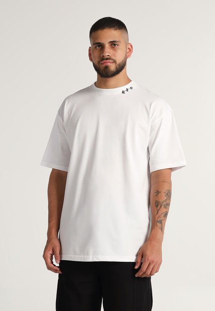Camiseta Blanco-Negro Mattelsa