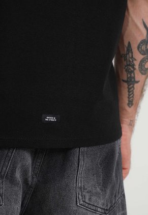 Camiseta Esqueleto Negro-Blanco Mattelsa