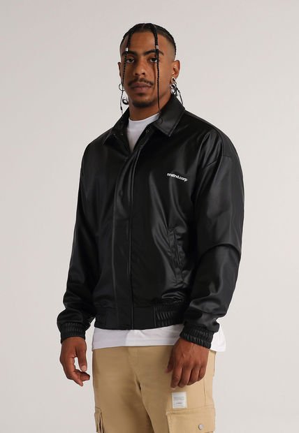 Chaqueta Bomber Negro Mattelsa